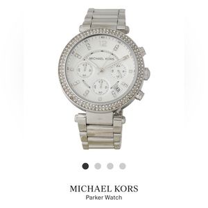 Michael Kors watch stainless steel original box included Y2K Retro 2000s